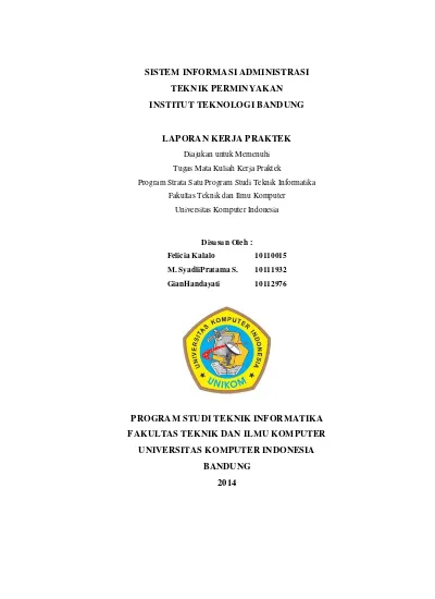 Top PDF KEPUTUSAN DEKAN FAKULTAS TEKNIK PERTAMBANGAN DAN PERMINYAKAN