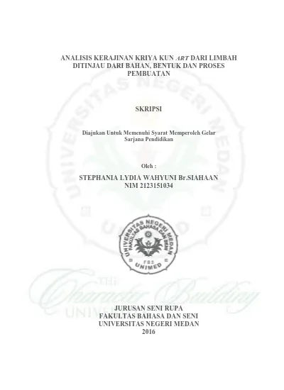 Top PDF Perencanaan Proses Produksi Kerajinan Dari Bahan Lunak 123dok