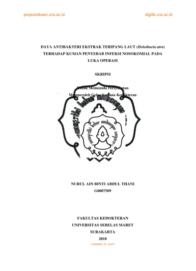 Top PDF Patogen Patogen Utama Penyebab Infeksi Luka Operasi 123dok