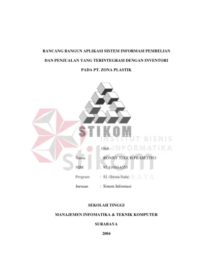 TA Rancang Bangun Aplikasi Sistem Informasi Pembelian Dan Penjualan