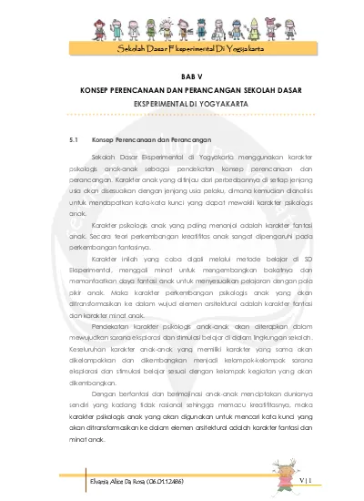 Konsep Perencanaan Dan Perancangan Sekolah Dasar Landasan Konseptual