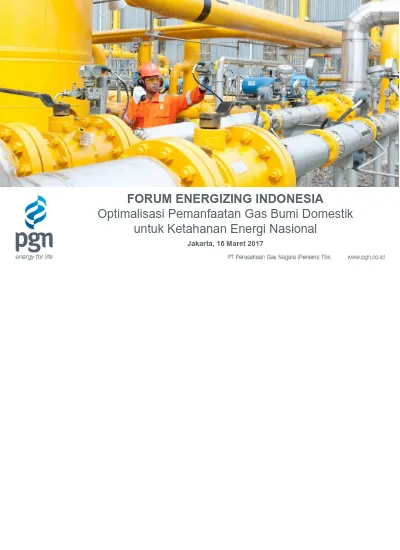 Forum Energizing Indonesia Optimalisasi Pemanfaatan Gas Bumi Domestik