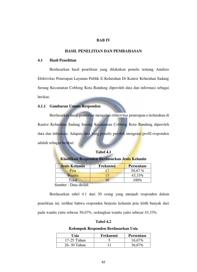 Bab Iv Hasil Penelitian Dan Pembahasan Berdasarkan Hasil Penelitian