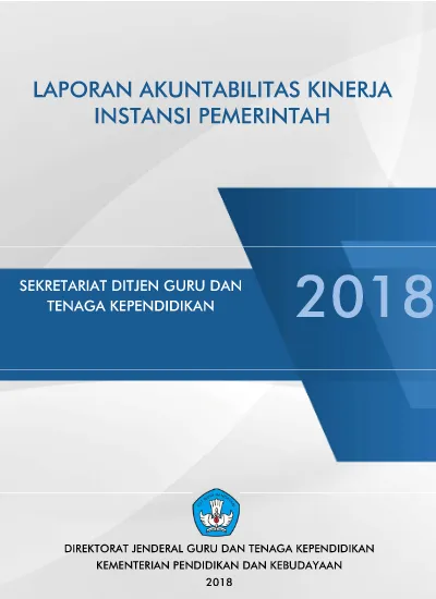 Laporan Akuntabilitas Kinerja Instansi Pemerintah LAKIP Sekretariat