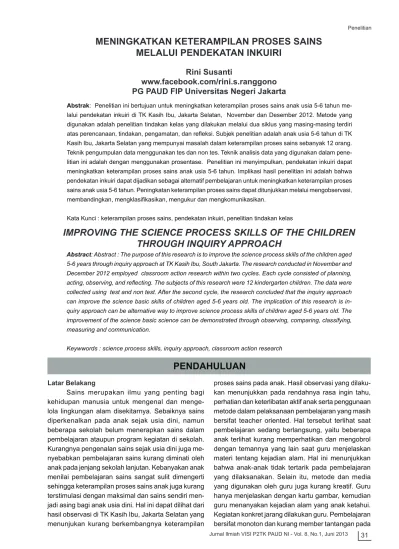 Top PDF Data Observasi Keterampilan Proses Sains Pertemuan 3 123dok