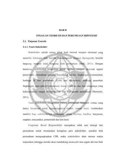 Bab Ii Tinjauan Teoretis Dan Perumusan Hipotesis