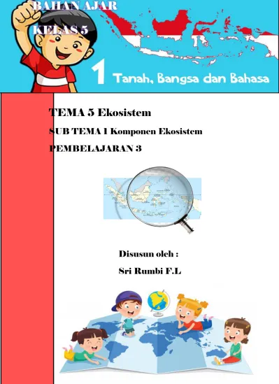 Kelas Tema Ekosistem Sub Tema Komponen Ekosistem Pembelajaran