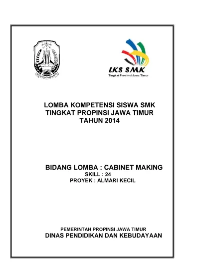 Lomba Kompetensi Siswa Smk Tingkat Propinsi Jawa Timur Tahun