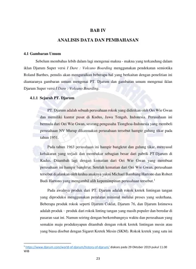 BAB IV ANALISIS DATA DAN PEMBAHASAN