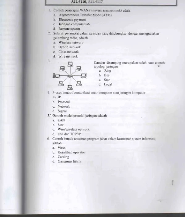 Teknik Informatika Soal Uas Pengantar Teknologi Informasi 0001