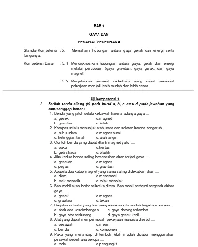 Top Pdf Kalimulyo Soal Ulangan Harian Ipa Sd Mi Kelas 5 Semester 2