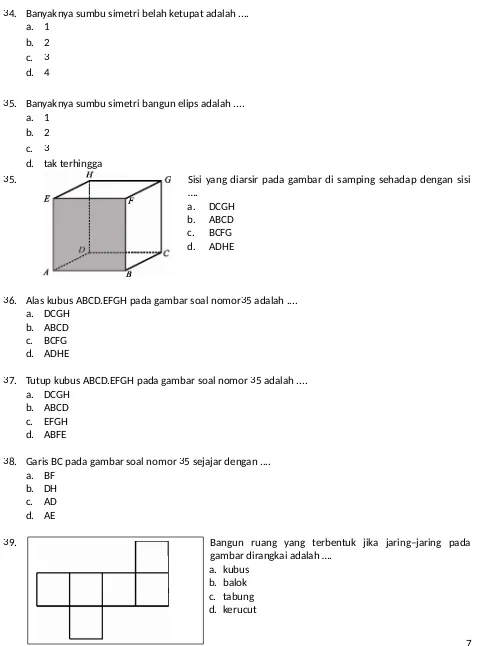 Soal Matematika Sd Kelas 4 Semester 2