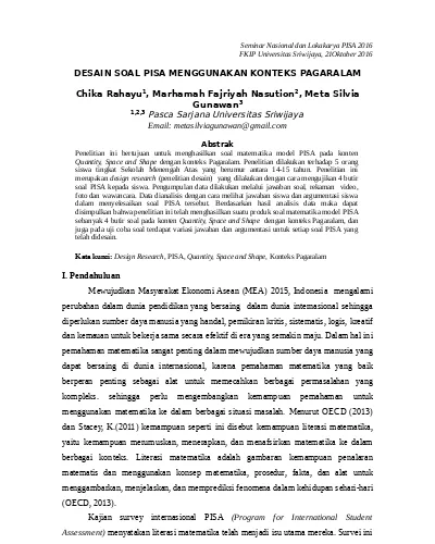 Top Pdf Soal Pisa