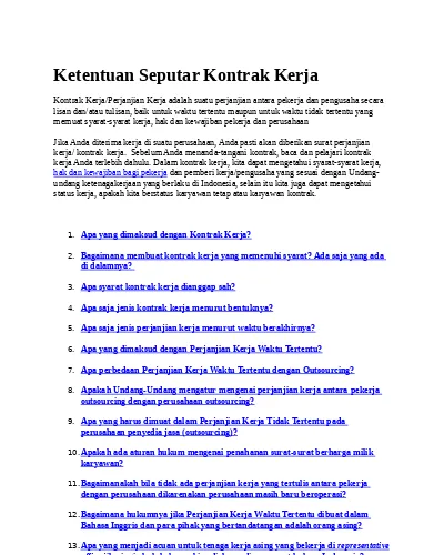 Kontrak Kerja Docx 1