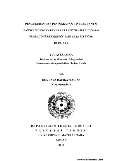 Top PDF PENGUKURAN KINERJA SUPPLY CHAIN DENGAN METODE SUPPLY CHAIN ...