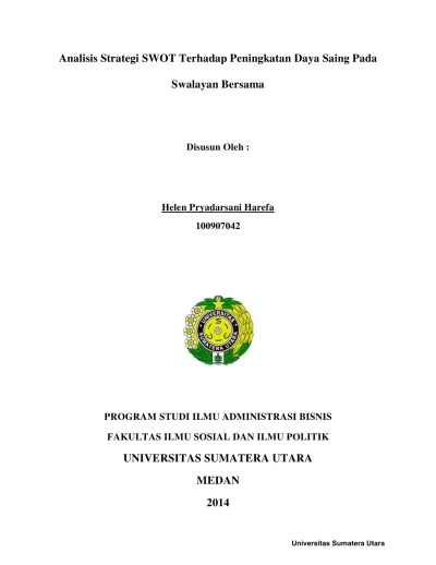 Top PDF ANALISIS STRATEGI DAN DAYA SAING RYAN AIR Ltd DENGAN 