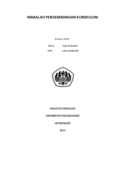 Top Pdf Makalah Pengembangan Kurikulum Anak Usia 123dok Com