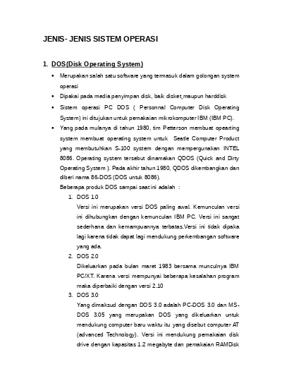 Top PDF Jenis Sistem Operasi - 123dok.com