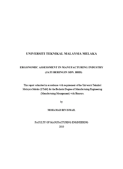 Malaysia Food Manufacturing Strategy In Achieving Sustainable Performance A Case Of Jalen Sdn Bhd