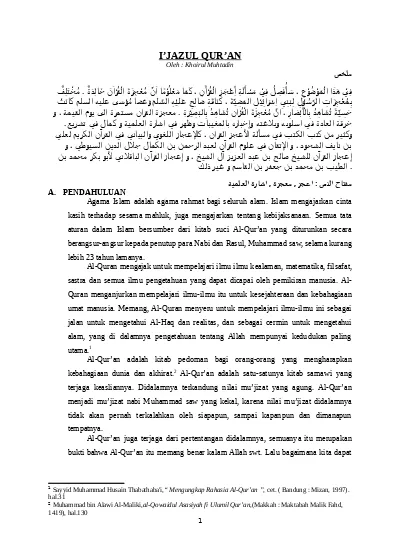 Top PDF PENGERTIAN ULUMUL QURAN DAN SEJARAH PERK - 123dok.com