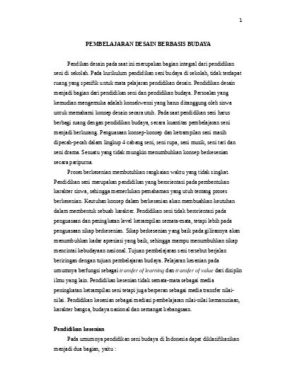 Top PDF Konsep Pembelajaran Berbasis Budaya - 123dok.com