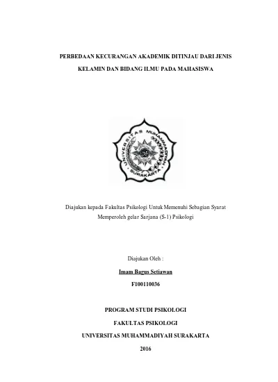 Top Pdf Pendahuluan Perbedaan Kecurangan Akademik Ditinjau Dari Jenis Kelamin Dan Bidang Ilmu Pada Mahasiswa 123dok Com