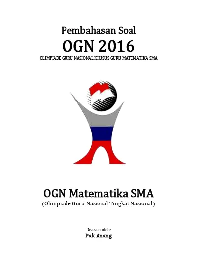 Top Pdf Soal Dan Pembahasan Uraian Osn Matematika 123dok Com