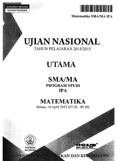 Top Pdf Soal Prediksi Un Matematika Ipa 2015 201 1 123dok Com