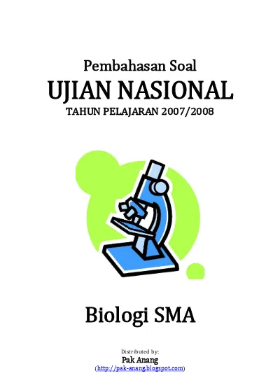 Pembahasan Soal Un Biologi Sma 2013