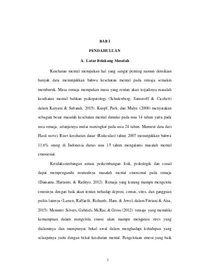 Top Pdf Pendahuluan Cara Mengatasi Masalah Pada Siswa Smp Yang Terindikasi Conduct Problem 123dok Com