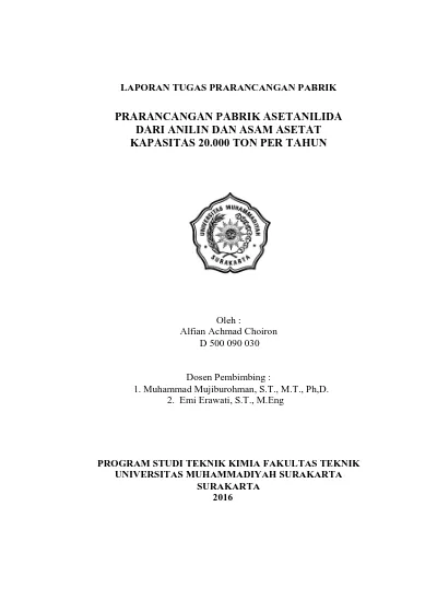 Top Pdf Laporan Tugas Akhir Prarancangan Pabrik Prarancangan Pabrik Butil Asetat Dari Butanol 1958