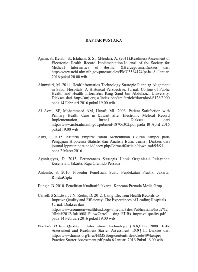 Top Pdf Skripsi Analisis Strategi Pengembangan Rekam Medis Elektronik Di Instalasi Rawat Jalan Rsud Kota Yogyakarta Tahun 2016 123dok Com