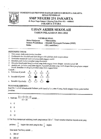 Contoh Soal Uas Mts Fiqih Kelas 7 8 9 Lengkap Kurikulum 2013 Uas 1 Fiqih 8