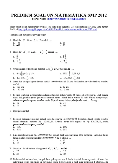 Top Pdf Soal Matematika Smp Kesebangunan Dan Kongruensi 1 123dok Com