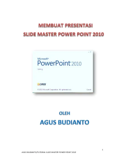 Presentasi Yang Efektif Dan Menarik Menggunakan Microsoft Power Point