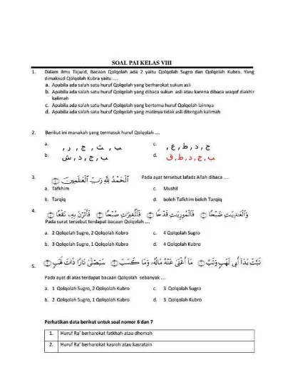 Top Pdf Kumpulan Soal Dan Jawaban Uas Smp Mts Kelas 8 Semester 1 Ktsp Uas 1 B Inggris 8 123dok Com