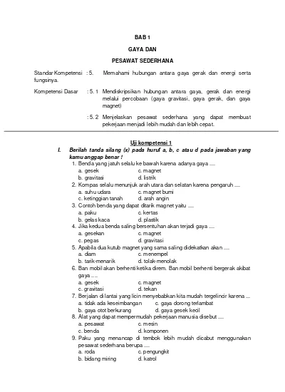 Top Pdf Soal Latihan Ulangan Ipa Sd Kelas 5 Tentang Pernapasan 123dok Com