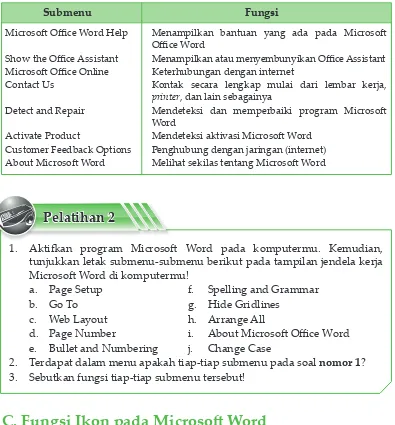 Bab 1 Menu Dan Ikon Pada Program Microsoft Word