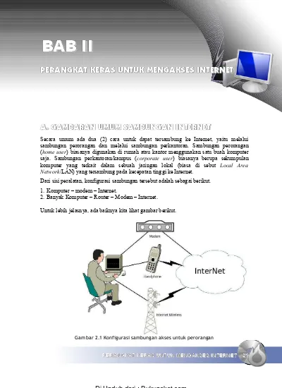 Bab 2 Perangkat Keras Untuk Mengakses Internet