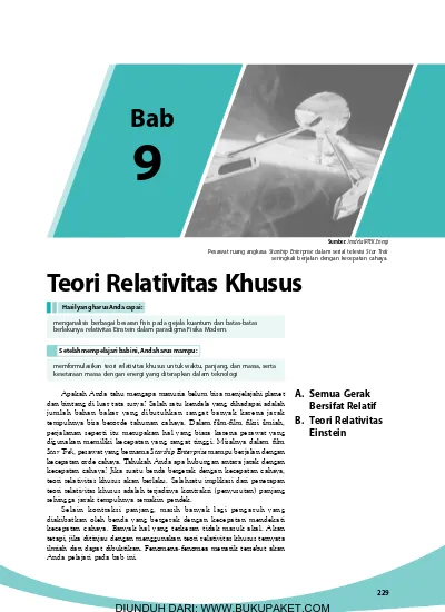 Bab 9 Teori Relativitas Khusus