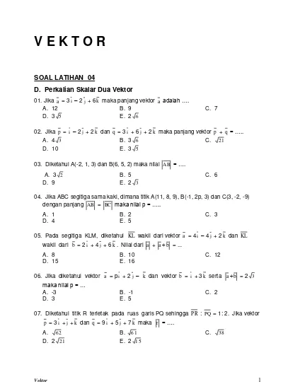 Modul Matematika Sma Dan Soal Latihan 08 Latihan 04