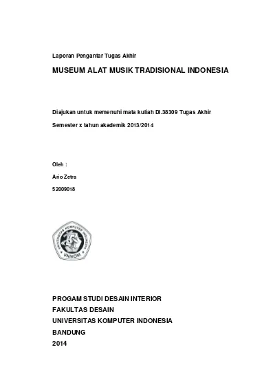 Museum Alat Musik Tradisional Indonesia