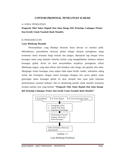 Contoh proposal penelitian ilmiah pdf
