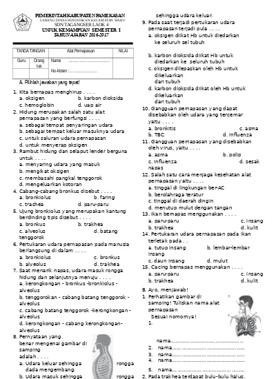 Soal Ulangan Harian Ipa Kelas 6 Bab 5 Penghantar Panas 1