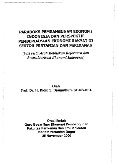 Top PDF Pertanian Dalam Perspektif Ekonomi (Ekonomi Pertanian) - 123dok.com