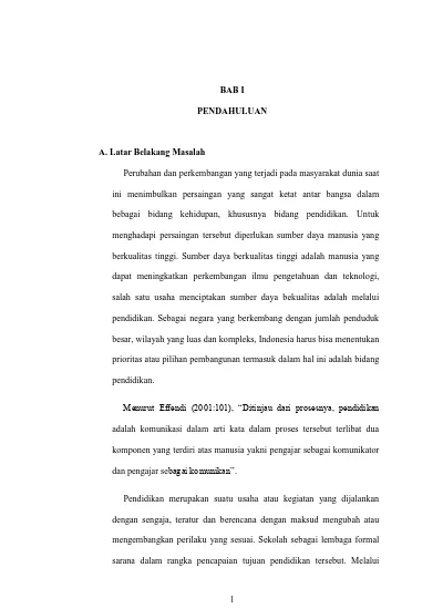 Pendahuluan Pengaruh Intelegensi Dan Kreativitas Siswa Terhadap Prestasi Belajar Ekonomi Pada Siswa Kelas Viii Smp Negeri 1 Bendosari Sukoharjo Tahun Pelajaran 2010 2011