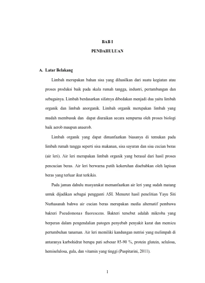 Top Pdf Pendahuluan Pemanfaatan Limbah Air Leri Beras Ir 36 Sebagai Bahan Baku Sirup Dengan Proses Fermentasi Dan Penambahan Pewarna Alami Daun Pandan Wangi Pandanus Amaryllifolius 123dok Com