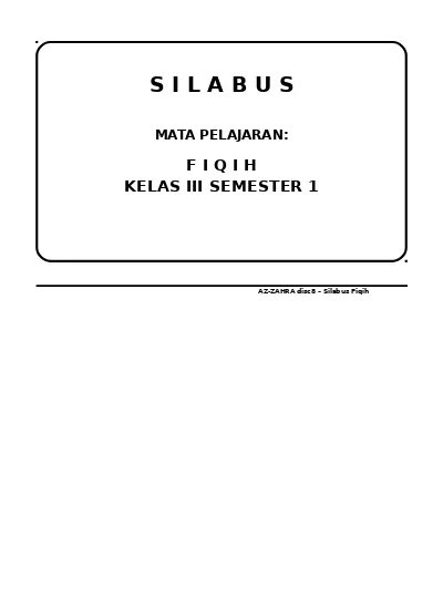 Rpp Btq Kelas Vii Semester I