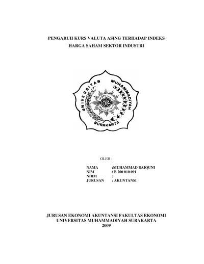 Contoh Makalah Valuta Asing Dalam Perspektif Hukum Islam