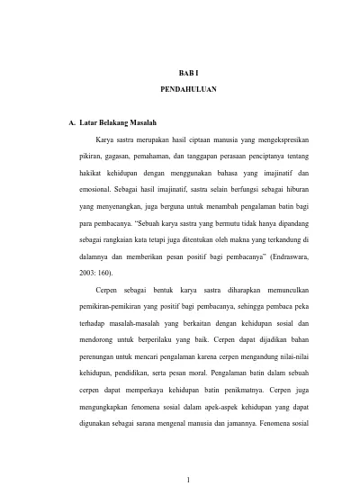 Top Pdf Contoh Cerpen Bahasa Indonesia Docxx 123dok Com